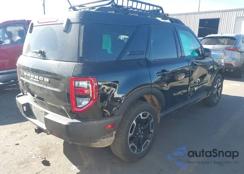 2023 Ford Bronco Sport Outer Banks z USA, uszkodzony, nr VIN 3FMCR9C63PRD45570